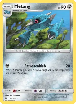 Pokémon-Karte Metang 094/168