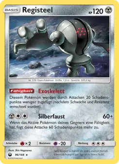Pokémon-Karte Registeel 096/168