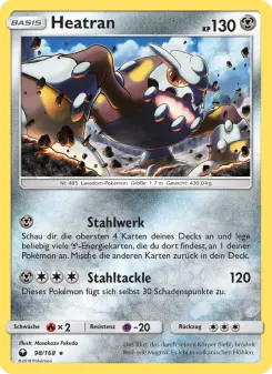 Pokémon-Karte Heatran 098/168