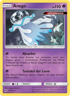 Pokémon-Karte Anego 106/214