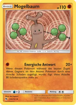 Pokémon-Karte Mogelbaum 110/214