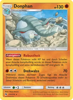 Pokémon-Karte Donphan 112/214