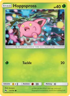 Pokémon-Karte Hoppspross 012/214