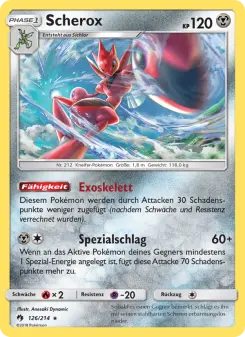 Pokémon-Karte Scherox 126/214