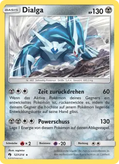 Pokémon-Karte Dialga 127/214