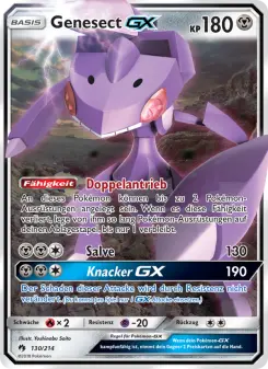 Pokémon-Karte Genesect GX 130/214