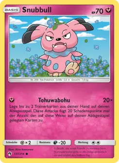 Pokémon-Karte Snubbull 137/214
