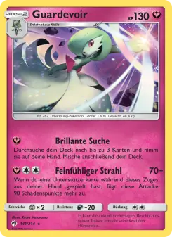 Pokémon-Karte Guardevoir 141/214