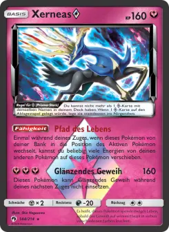 Pokémon-Karte Xerneas ◇ 144/214