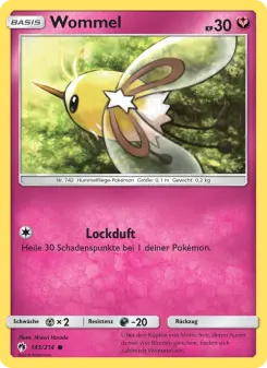 Pokémon-Karte Wommel 145/214