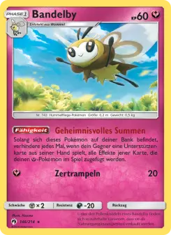 Pokémon-Karte Bandelby 146/214