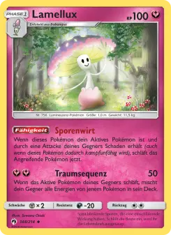 Pokémon-Karte Lamellux 148/214