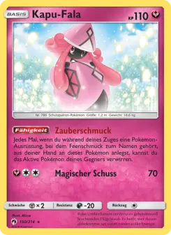 Pokémon-Karte Kapu-Fala 150/214