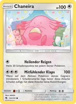 Pokémon-Karte Chaneira 152/214