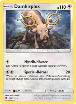 Pokémon-Karte Damhirplex 156/214