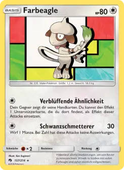 Pokémon-Karte Farbeagle 157/214