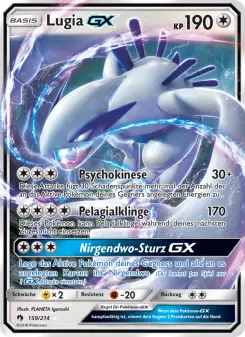 Pokémon-Karte Lugia GX 159/214