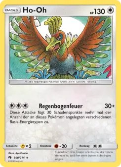 Pokémon-Karte Ho-Oh 160/214