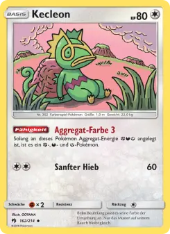 Pokémon-Karte Kecleon 162/214