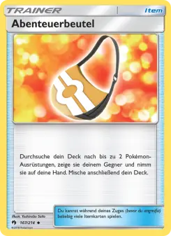 Pokémon-Karte Abenteuerbeutel 167/214