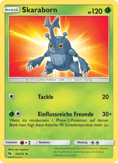 Pokémon-Karte Skaraborn 018/214