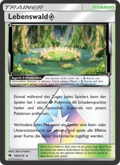 Pokémon-Karte Lebenswald ◇ 180/214