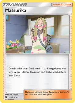 Pokémon-Karte Matsurika 183/214