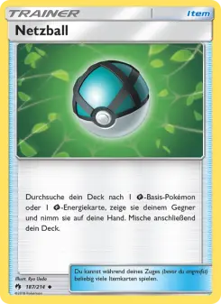 Pokémon-Karte Netzball 187/214