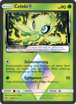 Pokémon-Karte Celebi ◇ 019/214