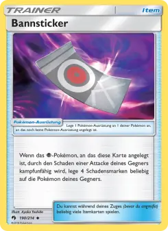 Pokémon-Karte Bannsticker 190/214