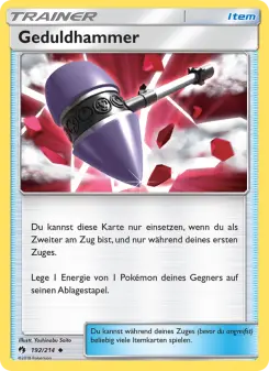 Pokémon-Karte Geduldhammer 192/214