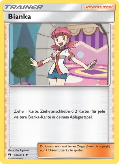 Pokémon-Karte Bianka 193/214
