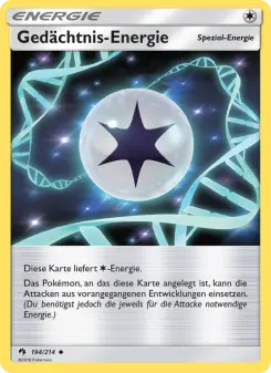 Pokémon-Karte Gedächtnis-Energie 194/214