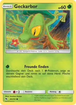 Pokémon-Karte Geckarbor 020/214
