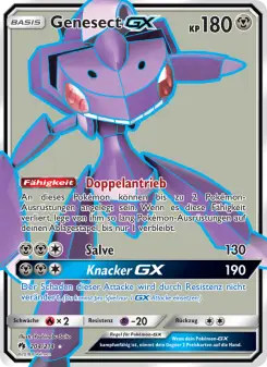 Pokémon-Karte Genesect GX 204/214
