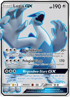 Pokémon-Karte Lugia GX 207/214
