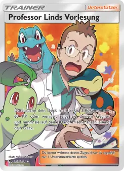 Pokémon-Karte Professor Linds Vorlesung 213/214