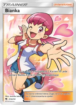 Pokémon-Karte Bianka 214/214