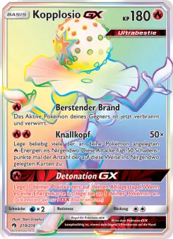 Pokémon-Karte Kopplosio GX 219/214