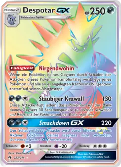 Pokémon-Karte Despotar GX 223/214