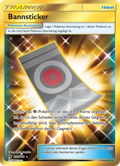 Pokémon-Karte Bannsticker 235/214