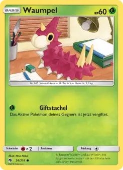 Pokémon-Karte Waumpel 024/214