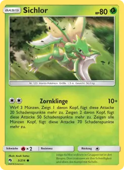 Pokémon-Karte Sichlor 003/214