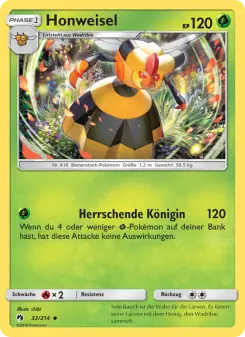 Pokémon-Karte Honweisel 032/214
