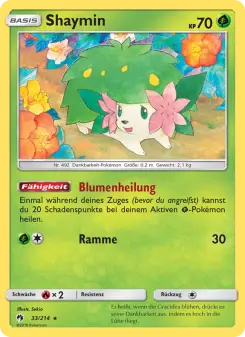 Pokémon-Karte Shaymin 033/214