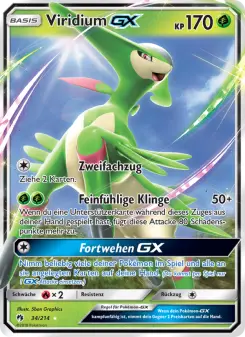 Pokémon-Karte Viridium GX 034/214
