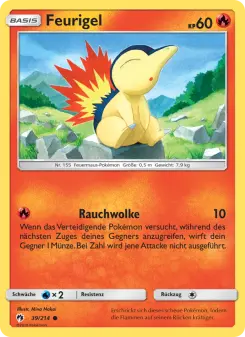 Pokémon-Karte Feurigel 039/214