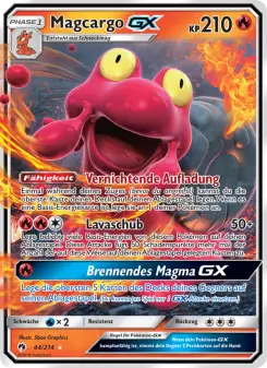 Pokémon-Karte Magcargo GX 044/214