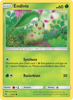 Pokémon-Karte Endivie 005/214