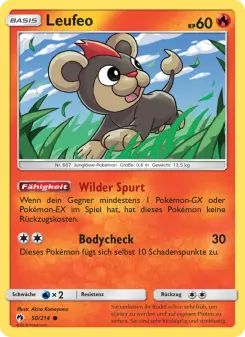 Pokémon-Karte Leufeo 050/214